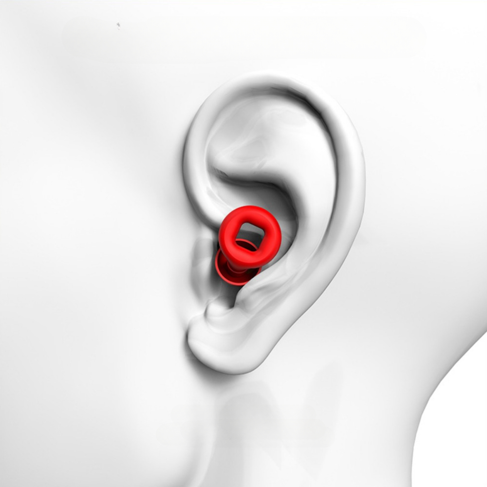 Sound Insulation Noise Prevention Earplug Noise Reduction Sleep Products Deep Sleep Swimming Ear Plug Loop Shape Silent Earplugs