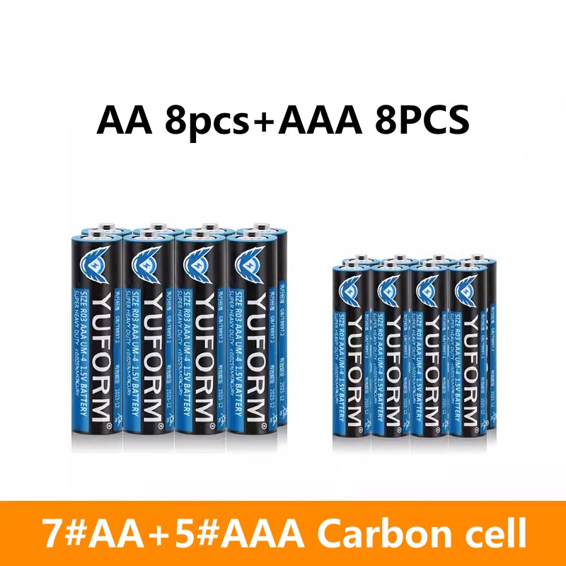 AA Batterij 1.5V AAA Wegwerp Alkaline Droge Batterij voor LED Licht Speelgoed Mp3 CameraFlashShaverCDPlayerDraadloze Muis: Blauw
