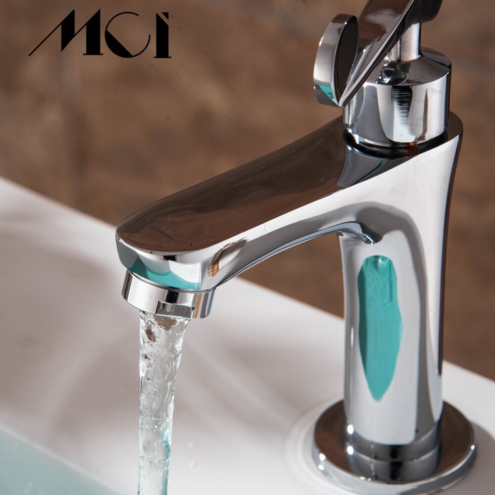 Tall bath sink faucet bathroom basin water mixer tap bathroom single sink faucet Mci