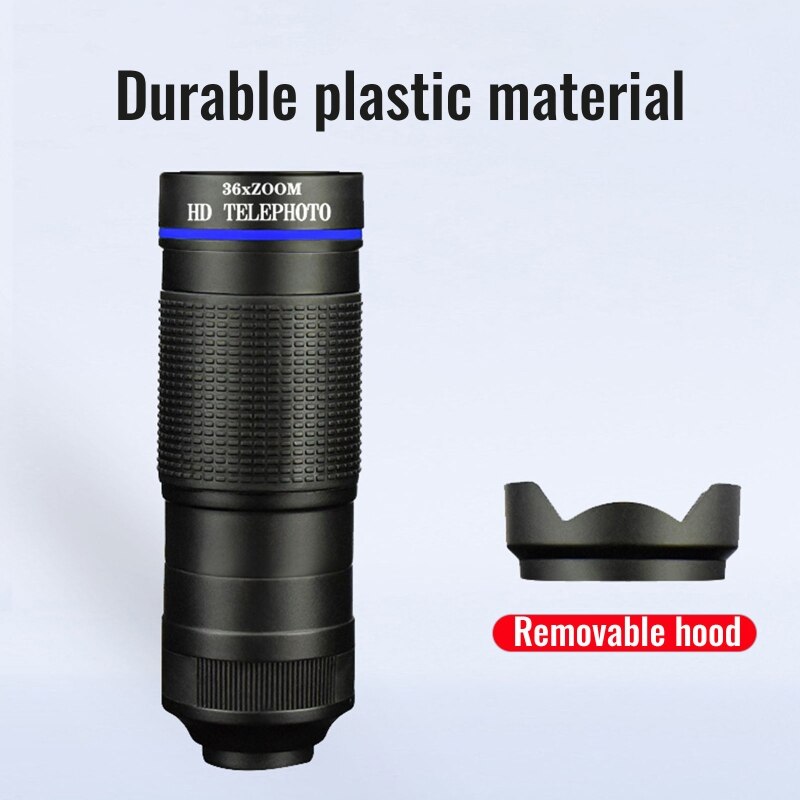 36X Phone Telephoto Lens High-power High-definition Telescopic Focusing Lens