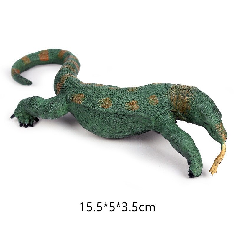 Simulation Animal Model Halloween Decoration Tricky Toy Lizard Cold-Blooded Reptile PVC Animals Action Figures Children's: 4