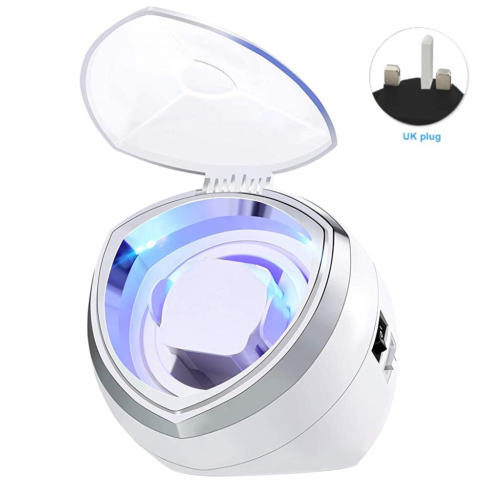 Modern Home Box Accessories Multi-function Single With Quiet Motor 4 Rotation Modes LED Light Automatic Watch Winder
