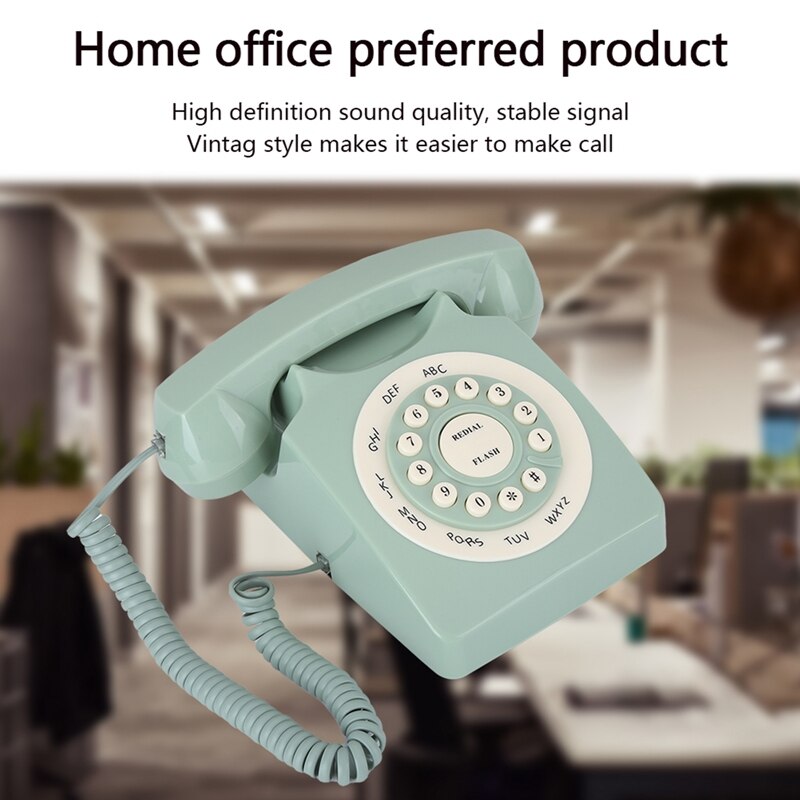 Retro Phone 80's Classic Phone/Landline Phone/Home/Hotel Corded Phone European Style Phone