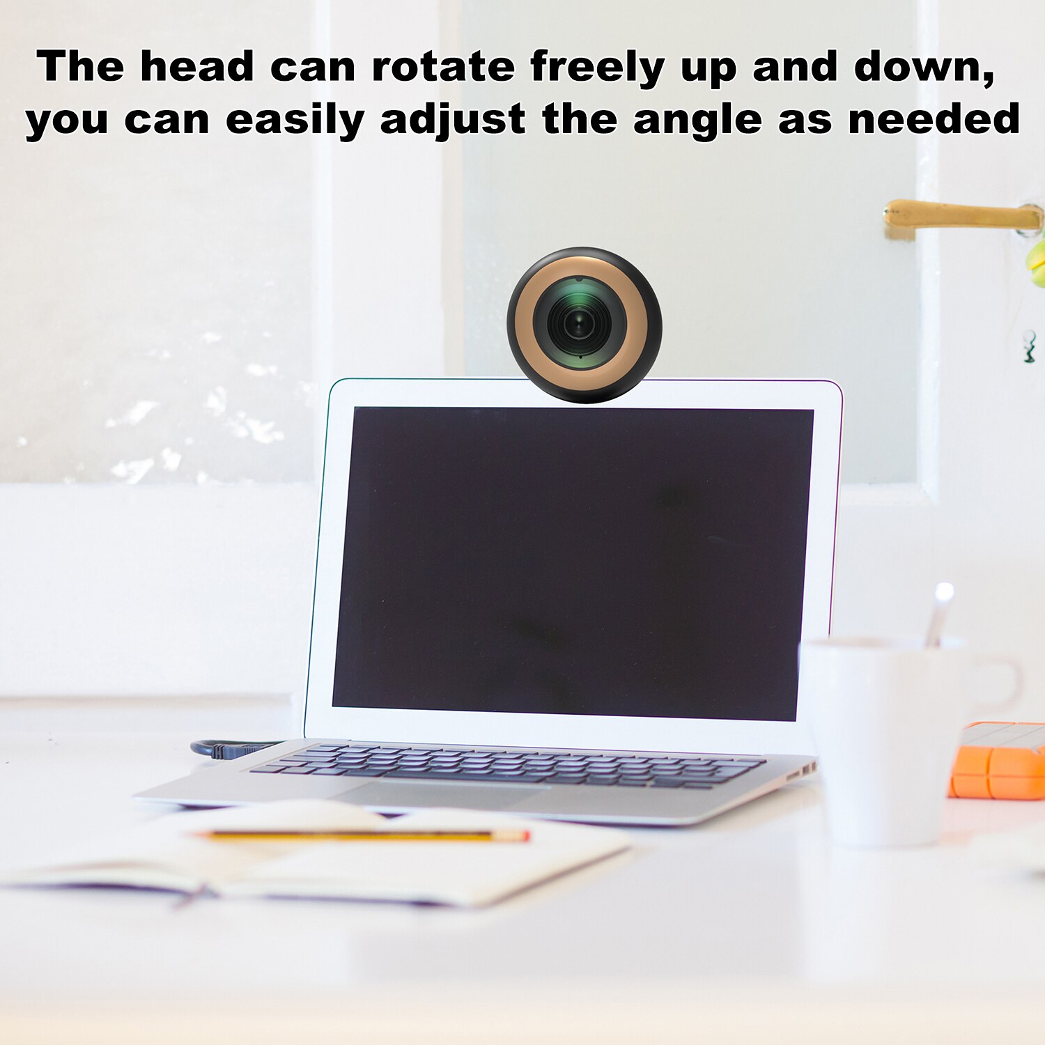 Webcam Full HD 1080P USB Mini Computer Camera with Built-in Microphone Flexible Rotatable web canera for pc Desktop laptop