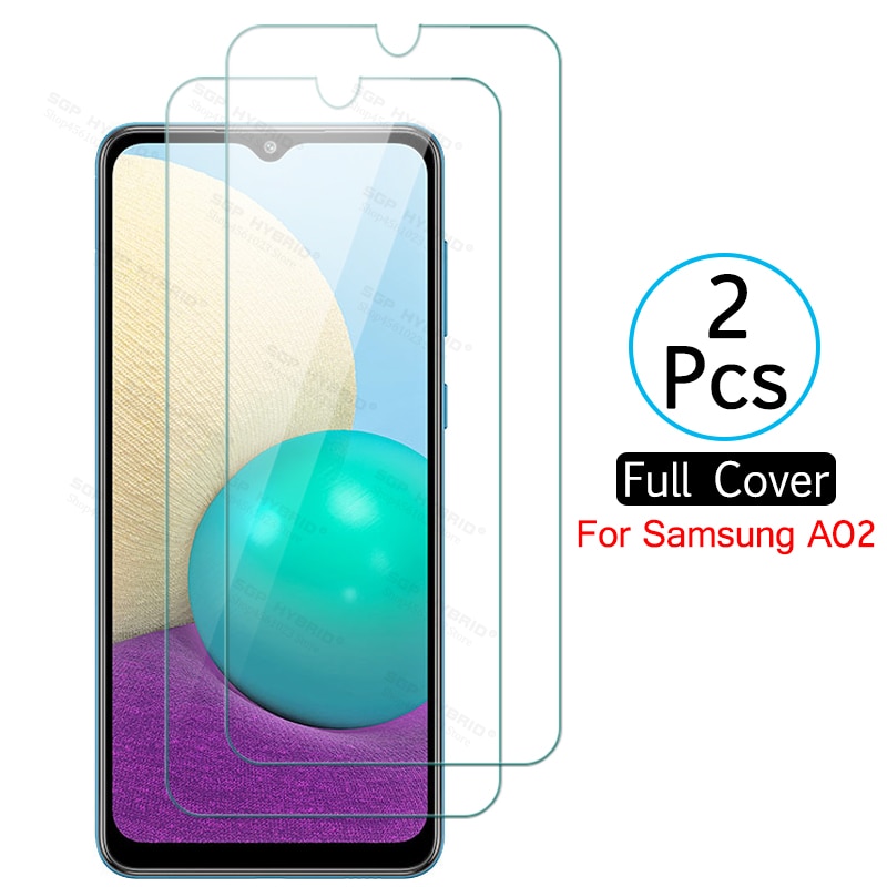 Cristal protector para Samsung Galaxy A02, A02s, A12, A32, 5G, A20, A20s, A 02, SamsungA02, Galaxy ya02, película de protección de luz HD