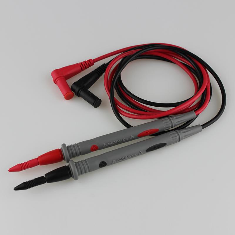 1.1m Universele Multimeter Probe 1000V 10A Meetsnoeren Kabel voor IC Pin Anti-slip Grip Draagbare Grip meting Accessoires Tool