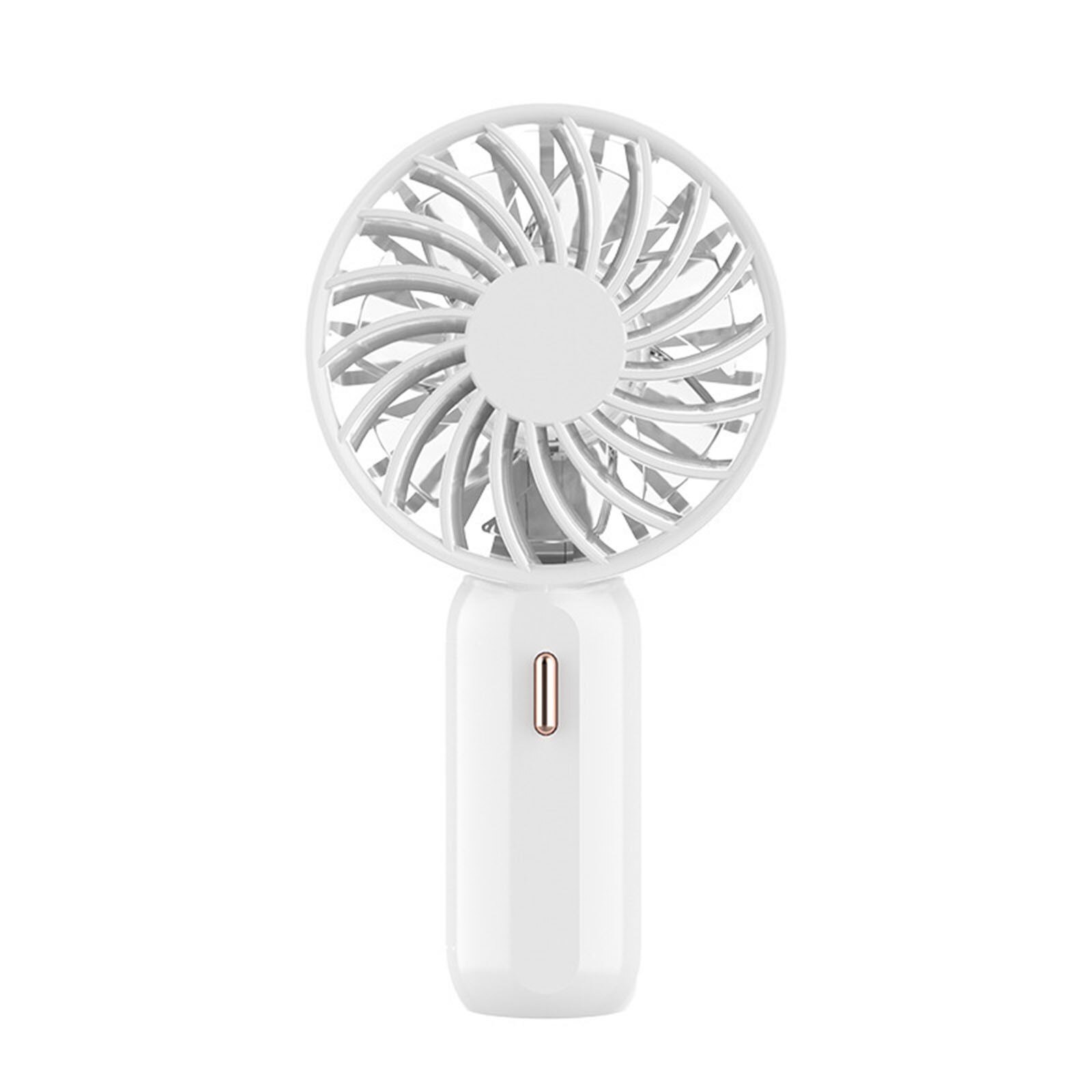 Portable Mute Fans With Power Long Battery Life 3 Speed Adjustable Fans Usb Rechargeable Desk Outside Travel: WH