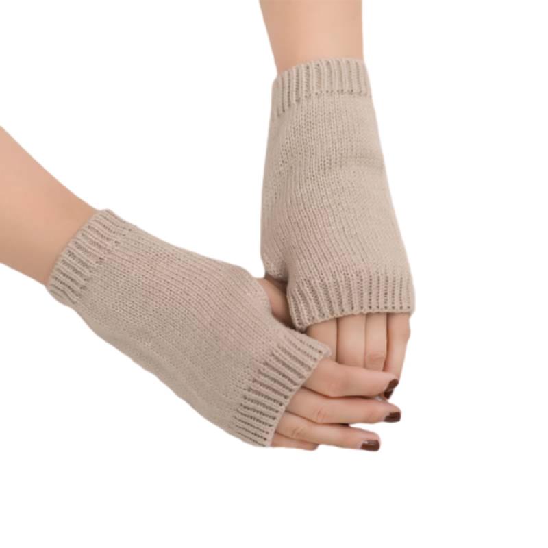 1 Paar Winter Gebreide Handschoenen Vrouwelijke Vingerloze Handschoenen Zonder Vingers Vrouwen Kasjmier Warme Winter Handschoenen Hand Pols Warmer: 18