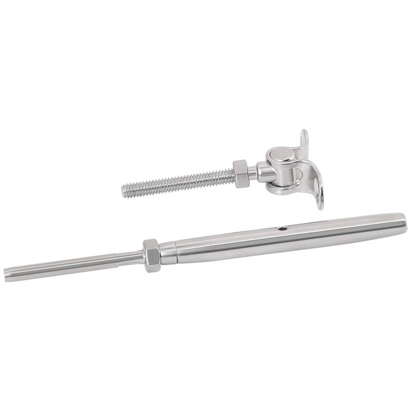 5 Set Van Roestvrij Stalen Dek Toggle Spanners Voor 3/16 Inch Kabel Reling Systeem