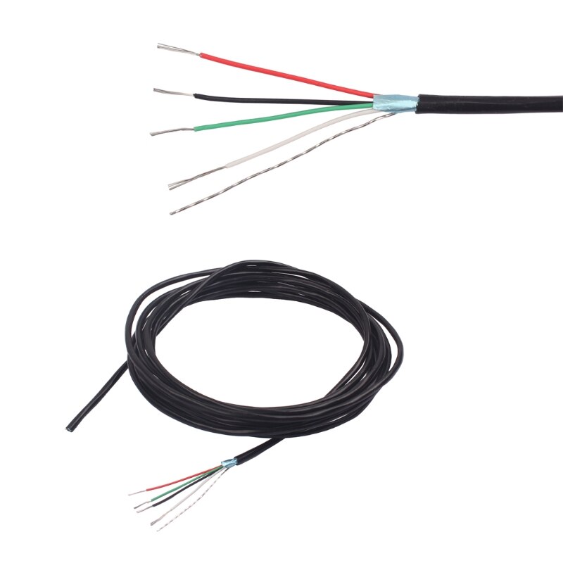 Afgeschermde 4 Dirigent Hookup Wire Gitaar Pickup Kabel 24AWG Lengte Gitaren Onderdelen