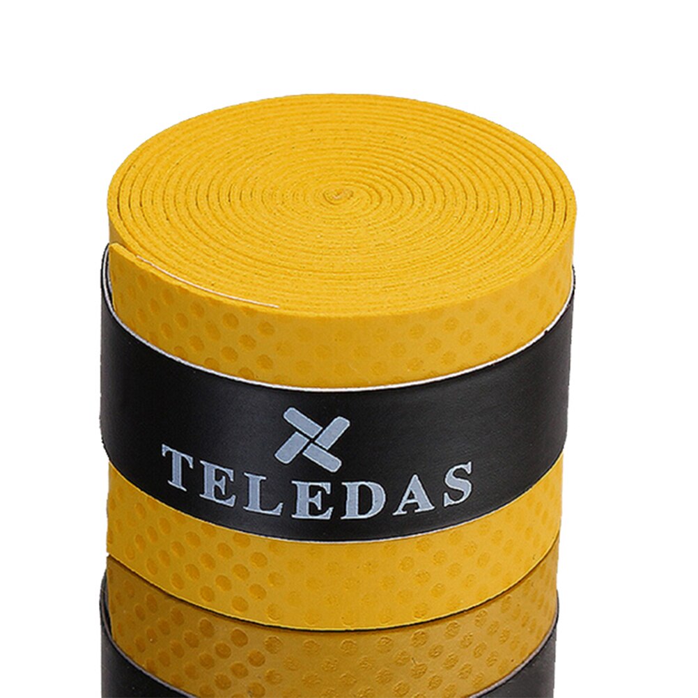 Tennisracket greb anti slip sved absorberet wraps tape badminton squash racket greb håndtag dække bandage rem fiskestang