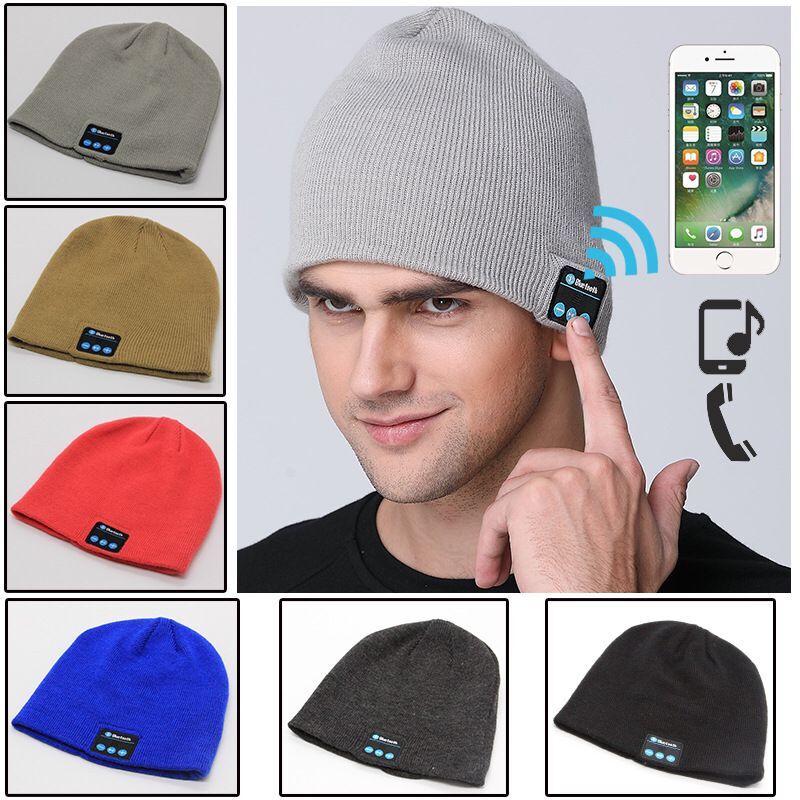 Hoed Bluetooth Gebreide Hoed Capfor Winter Smart Bluetooth Hoofdband Gebreide Cap Outdoor Casual Sport Hat Cap Voor Mannen En vrouwen