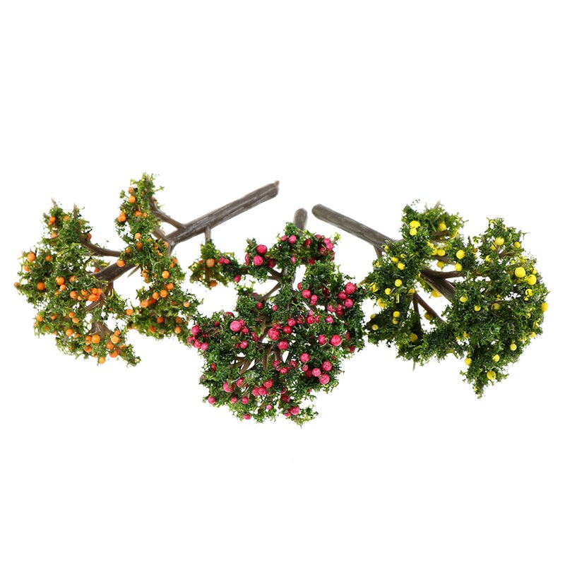 1 stück DIY Harz Handwerk Obst Bäume Für Garten Ornament Puppenhaus Pflanzen Dekoration Möbel Spielzeug Zubehör
