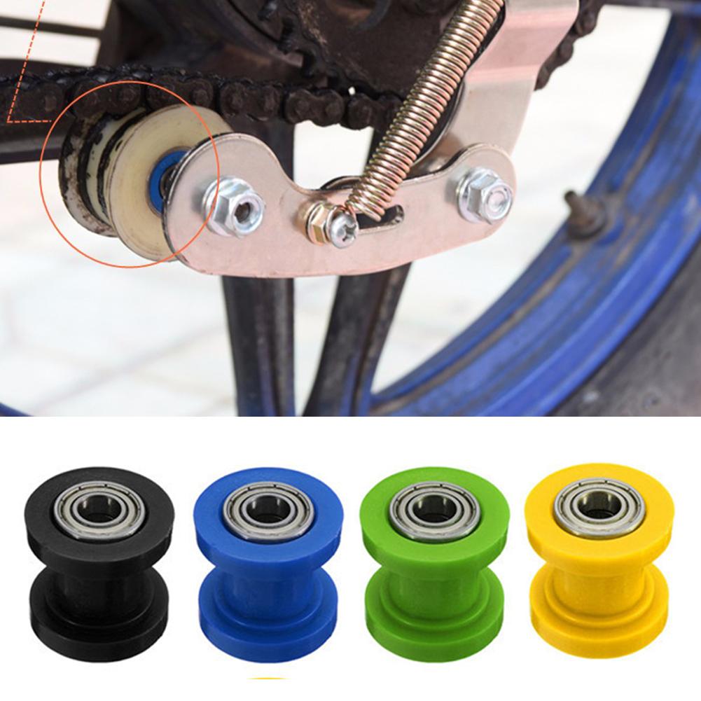 Polea de cadena para motocicleta, rodillo tensor de guía de rueda de 10mm, accesorios de motocicleta
