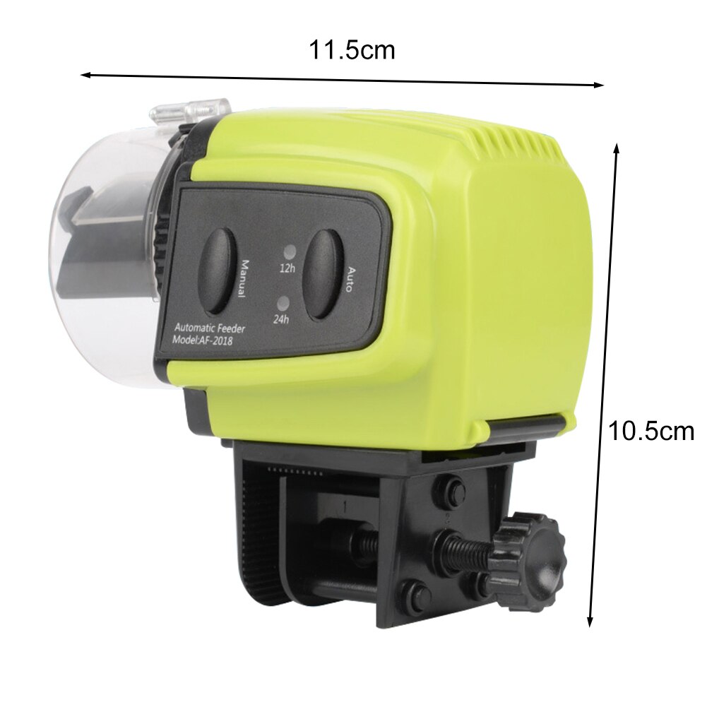 Automatic Fish Feeder Fish Tank Aquarium Electronic Feeding Dispenser with LCD Timer Adjustable Control Food Feeding: A