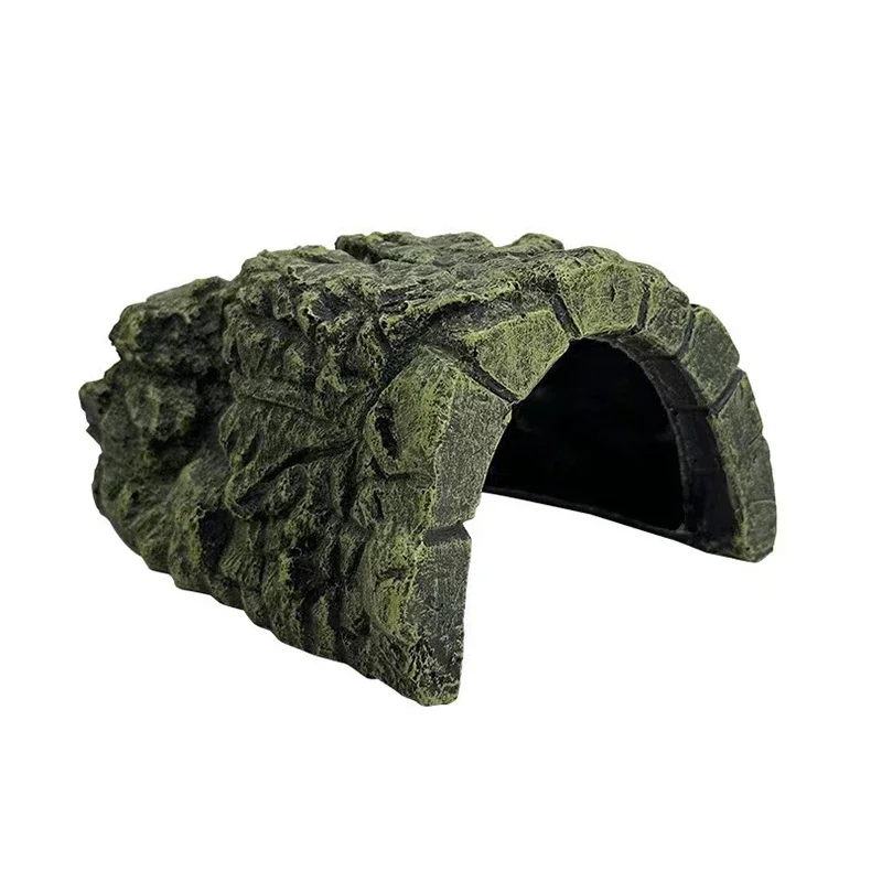 Nueva decoración de acuario, adorno de tanque de peces acuáticos de resina, decoración Artificial, terrario para reptiles, accesorios para tortugas