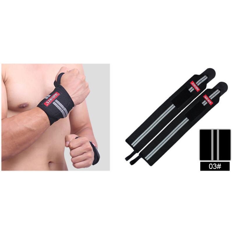 1 Paar Polsband Elastische Pols Wraps Bandages Gewichtheffen Ademend Grip Barbell Ondersteuning Bandjes Hand Protector Sport Veiligheid: 2pc 3