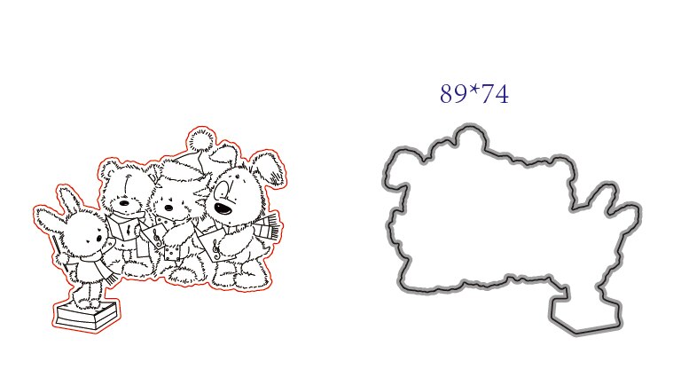 Tier chorus stempel METALL SCHNEIDEN STERBEN cut spitze EINE Scrapbooking papercraft karte album punch schablone kunst cut dietampons