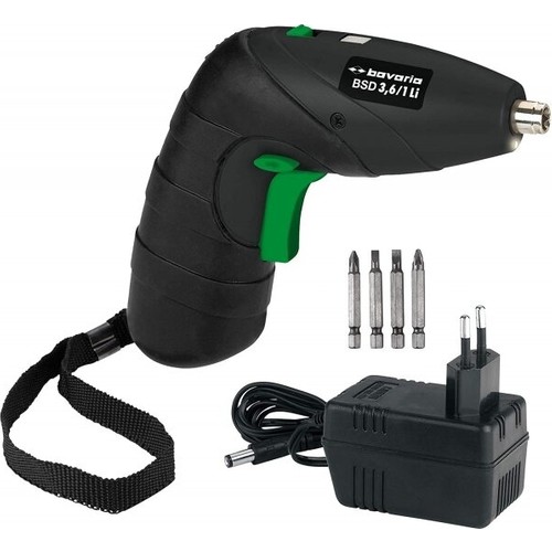 Bawaria Bsd 3.6/1 wkrętarka bezprzewodowa z plastikową torba robić przenoszenia