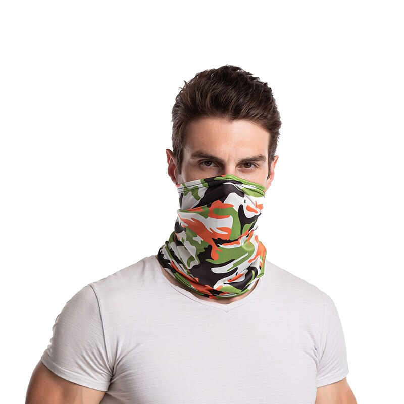 Camouflage Polyester Scarves Face Dust Mask Outdoor Sport Cycling Bandanas Camping Hiking Washouts Headwear Magic Scarf: 7
