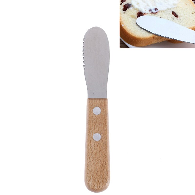 1pcs Sandwich Spreader Butter Cheese Slicer Knife Stainless Steel Wide Blade Spatula Blade Slicer Kitchen Tools