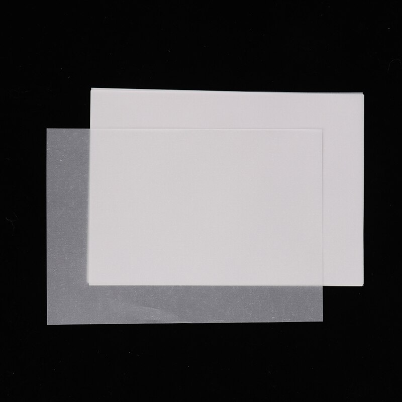 50pcs T-Shirt Impression Sur Papier de Transfert Thermique Léger Tissu Tissu Processus Autocollant Décoration Brillant Vêtements T-shirt Autocollants