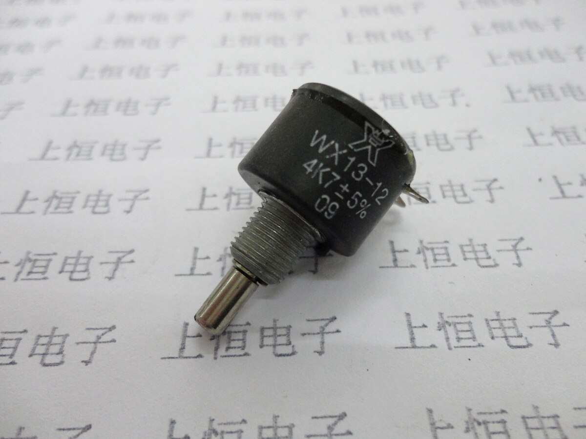 Wx13-12.  enkeltspole 1w- tråds viklede potentiometer serie  wx1-5b 1k 4 k 7 10k 2 k 2 3 k 3 10 stk.