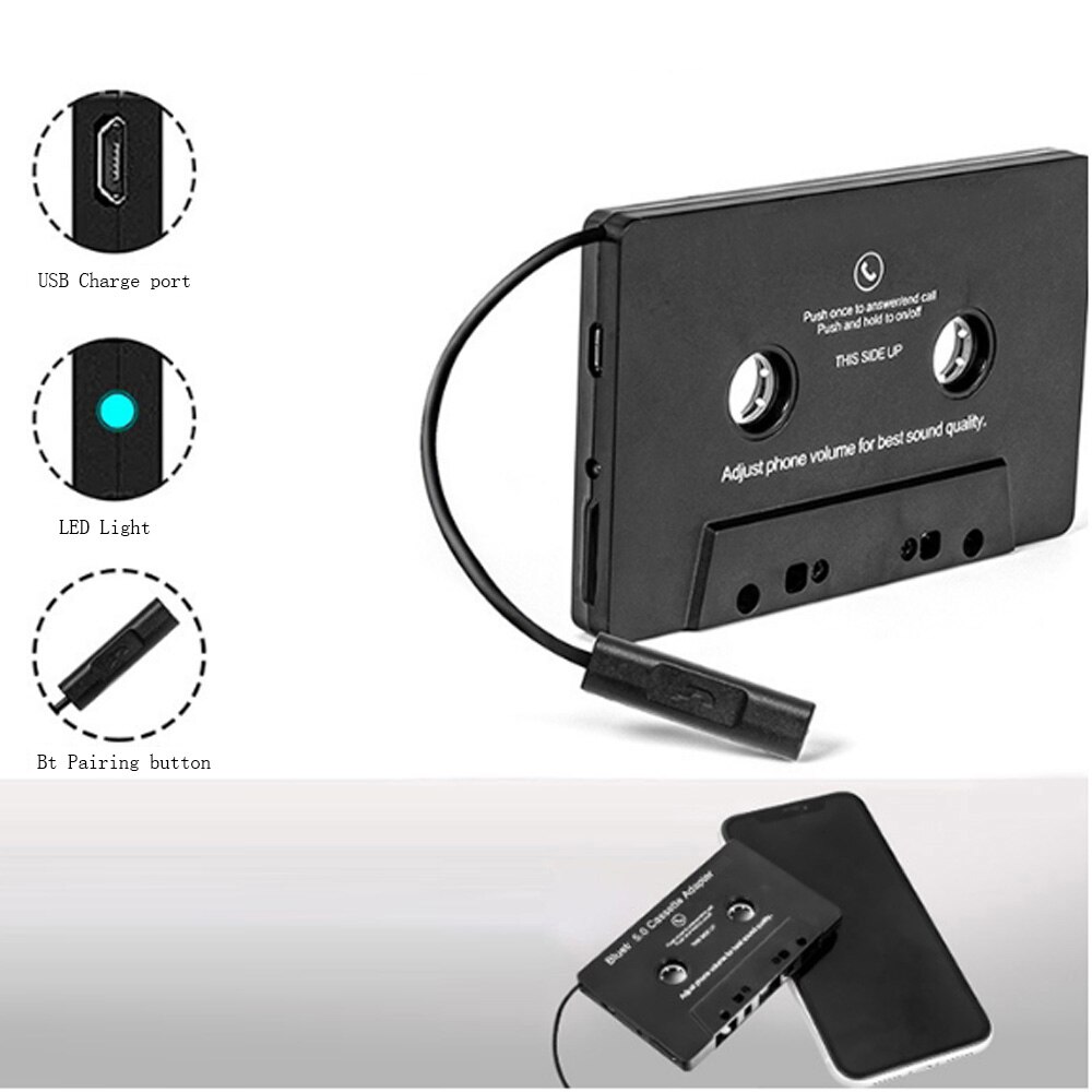 Auto Band Konverter MP3/SBC/Stereo Audio- Kassette Für Aux Adapter Smartphone Kassette Adapter