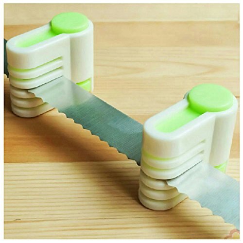 Plastic 2 Stuks Keuken Diy Cake Brood Cutter Leveler Slicer Cutting Fixator Tool 5 Lagen Gereedschap Cake Decorating Gereedschap