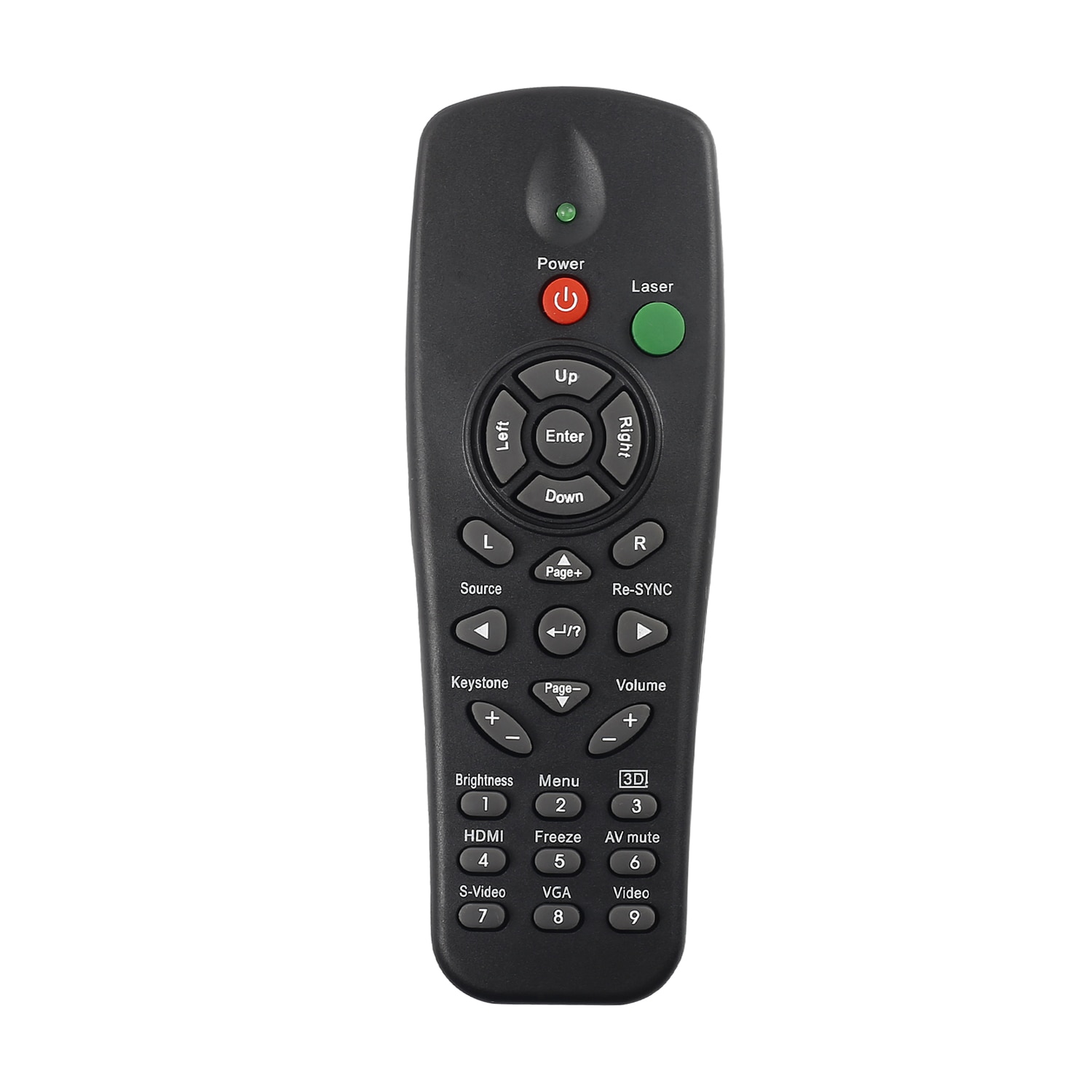Mando a distancia para proyector Optoma, mando a distancia DS322, DS317, DS316, DS219, DS216, DS211, DS306, DS671, ES530, ES529, ES521, ES522, ES520, ES531,