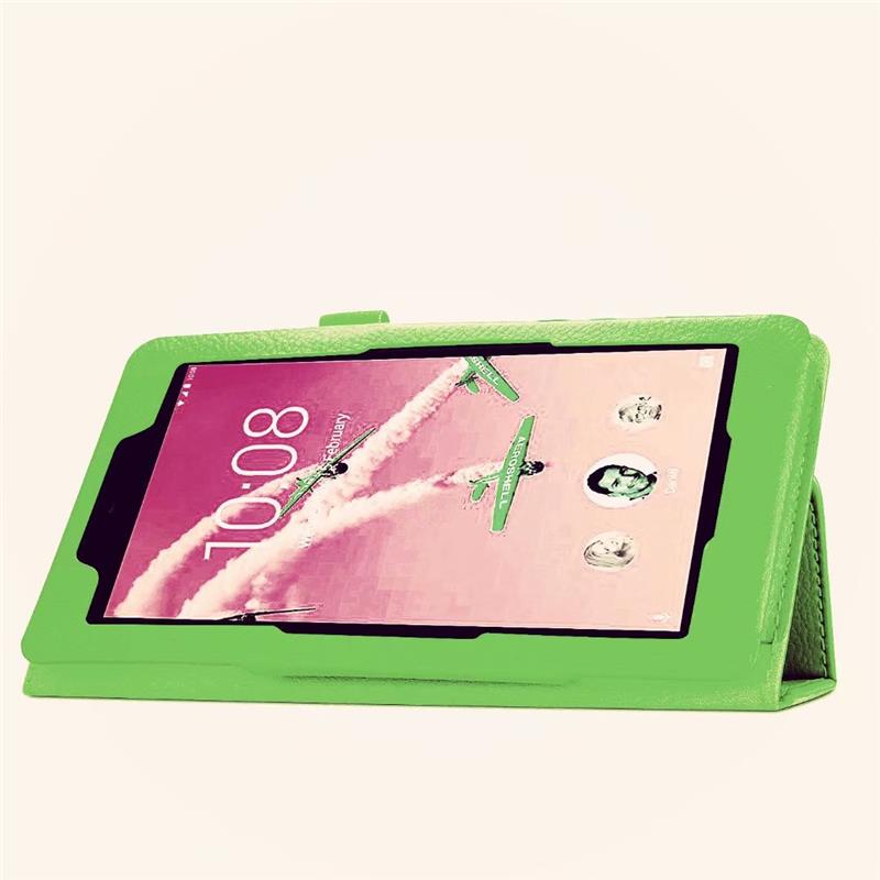 XSKEMP Ultra Slim Shockproof Kickstand Folding PU Leather Flip Case Cover Skin For Lenovo Tab E7 7.0 TB-7104F/N With Pen Stylus