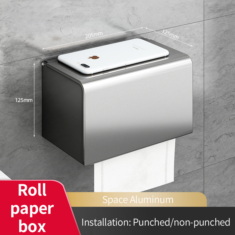 Bathroom Storage Rack Multifunctional Wall-mounted Adjustable Storag Rack Waterproof Load-bearing Holder Toilet Bathroom: E