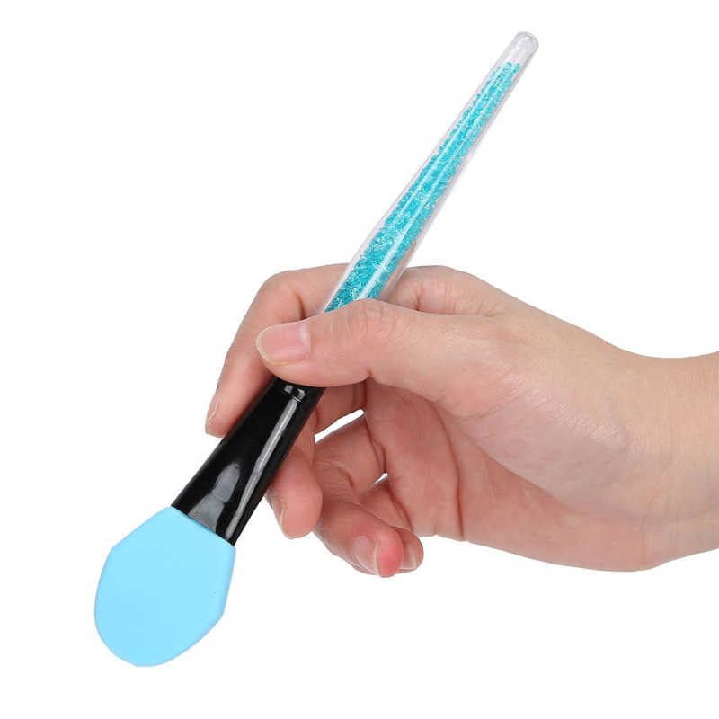 Gezichtsmasker Siliconen Borstel Siliconen Nail Art Borstel Draagbare Diy Make Facial Masker Borstel Roeren Tool