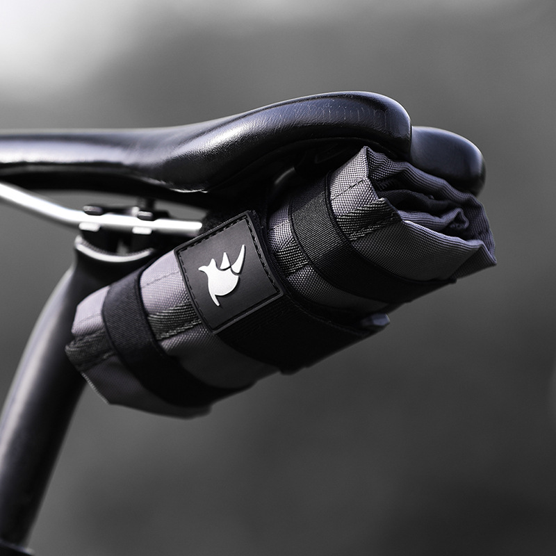 Bolsa de herramientas para bicicleta, bolsa para SILLÍN de bicicleta de montaña, bolsa para marco de tubo superior delantero, bolsa para SILLÍN, paquete de Burrito, accesorios traseros negros para ciclismo