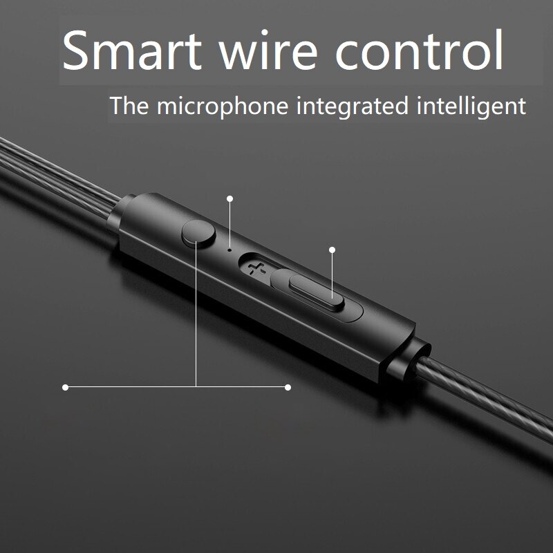 3.5Mm Wired Oortelefoon, Surround Oortelefoon Met Oorhaak, Geschikt Voor Computer/Laptop, 8.2Ft Koord Lengte, met Microfoon