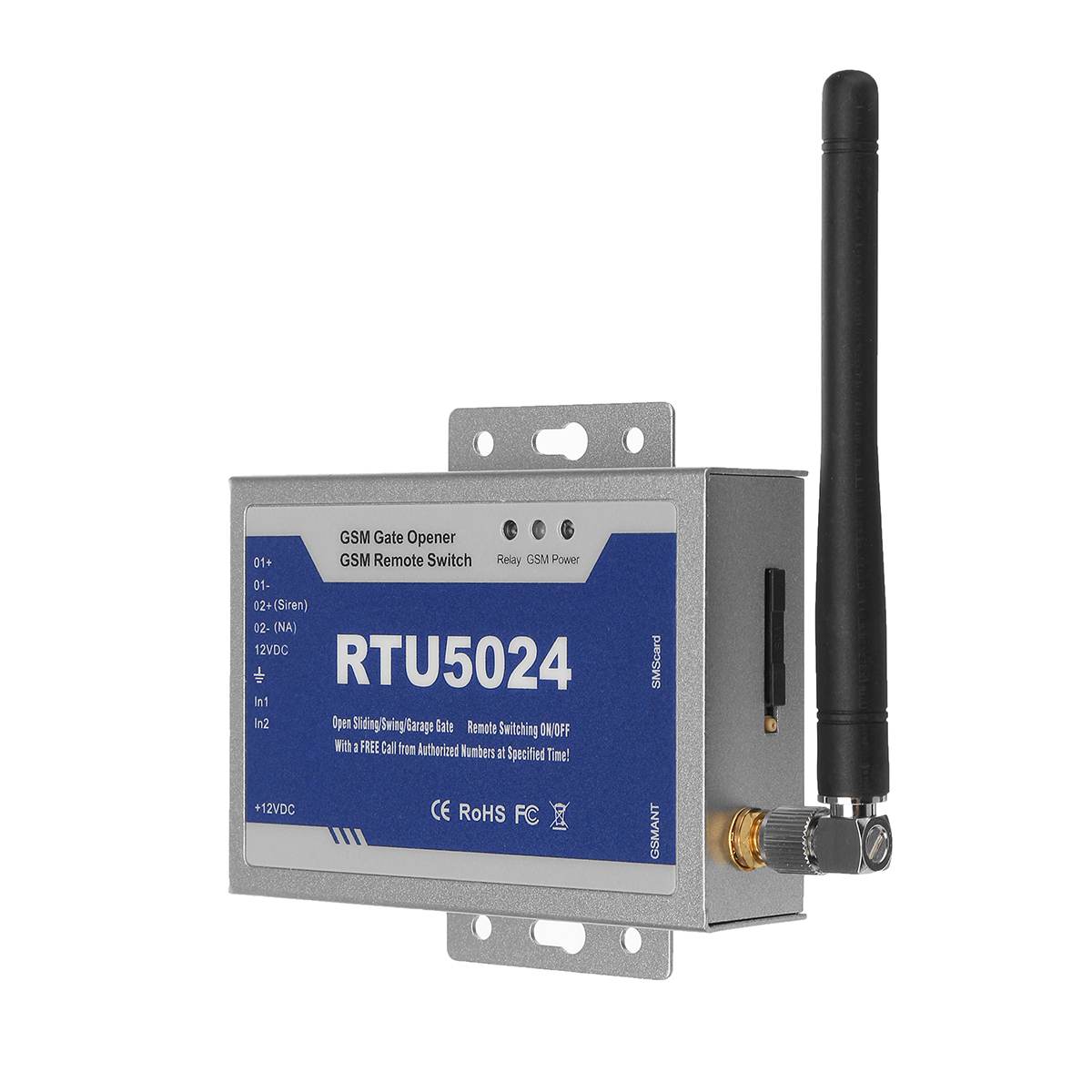 RTU5024 Upgrade GSM Gate Opener Relais Schakelaar Afstandsbediening Deur Toegang Draadloze Deuropener 999 Gebruikers Door Gratis Call 900 /1800Mhz