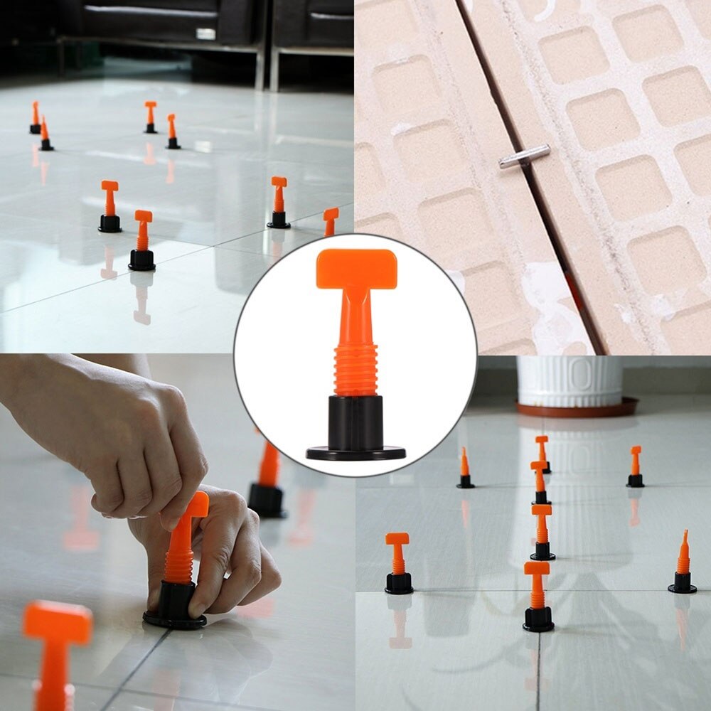151PCS Tile Spacer Reusable Wall Tile Leveling System Leveler Wedges Spacers Flooring Wall Tile Carrelage Leveling System