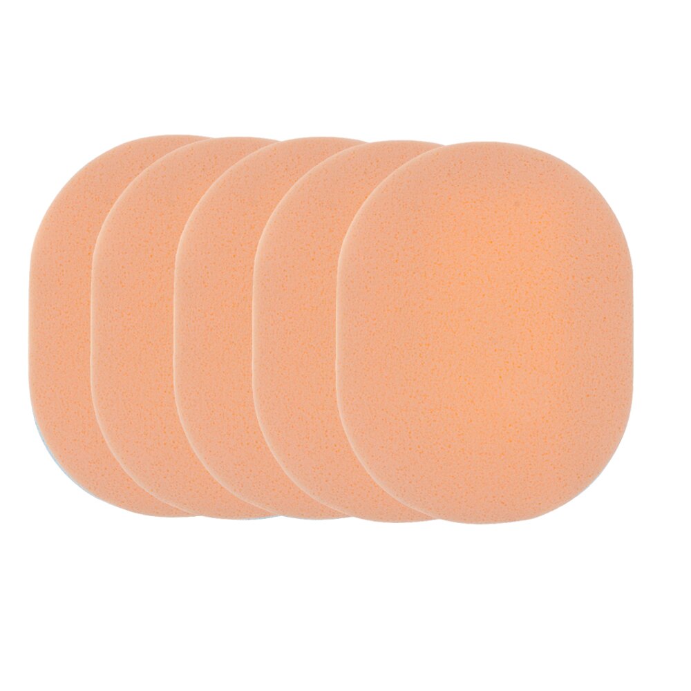 Esponja suave de 5 piezas para limpieza Facial, almohadilla de limpieza , exfoliante de Color aleatorio, herramienta cosmética: nude