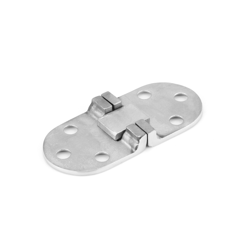 2Pcs Boat 316 Stainless Steel Hinges Stamping Cabinet for Marine Cabin Door 66 * 30mm Flush Door Hatch Compartment Hinges
