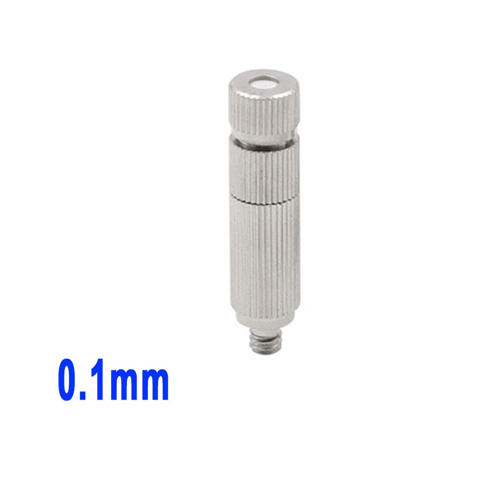Buse de brumisation haute pression, filetage 10-24UNC, avec filtre, Anti-goutte, irrigation de jardin, raccords d'humidification: 0.1mm
