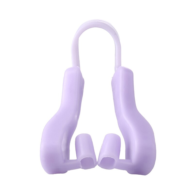 Slaap Nose Clip Anti Snurken Aid Siliconen Slaap Apparaat Slaap Lade Slapen Aid Apneu Guard Night Apparaat Met Case Neus adem: B