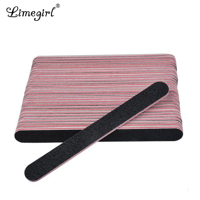 1 st nagelvijl buffer dubbele kant van de nagelvijl buffer 100/180 trimmer limoen buffer in de nail art ongle nail art tool