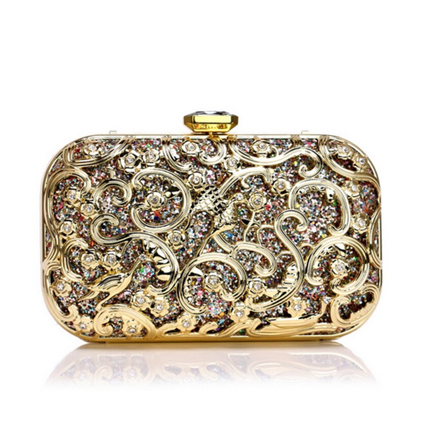 Evening Bag Banquet Clutch Bag Metal Bag