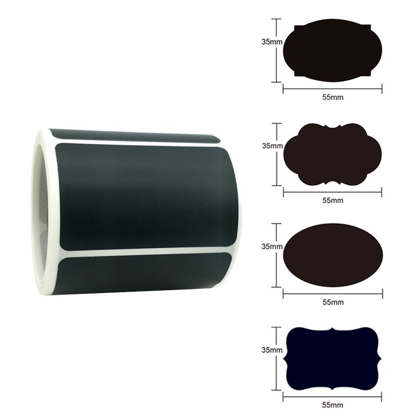 Chalkboard 120Pcs Labels sticker for kitchen Jars Stickers Reusable Waterproof Blackboard Sticker Label DIY Writable Stickers