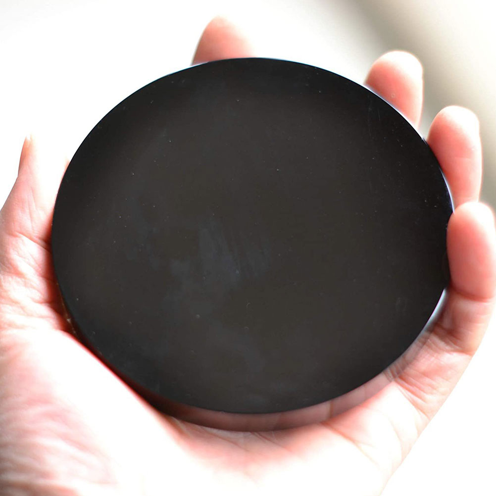 Home Decor Zwart Obsidiaan Spiegel Cirkel Decoreren Decoraties Meditatie Voor Kamer Modern Decoreren