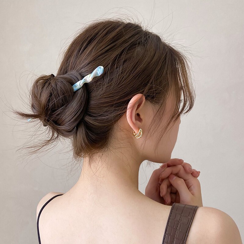 Baguettes à cheveux simples, belle épingle à cheveux, accessoires pour femmes fille AUG889