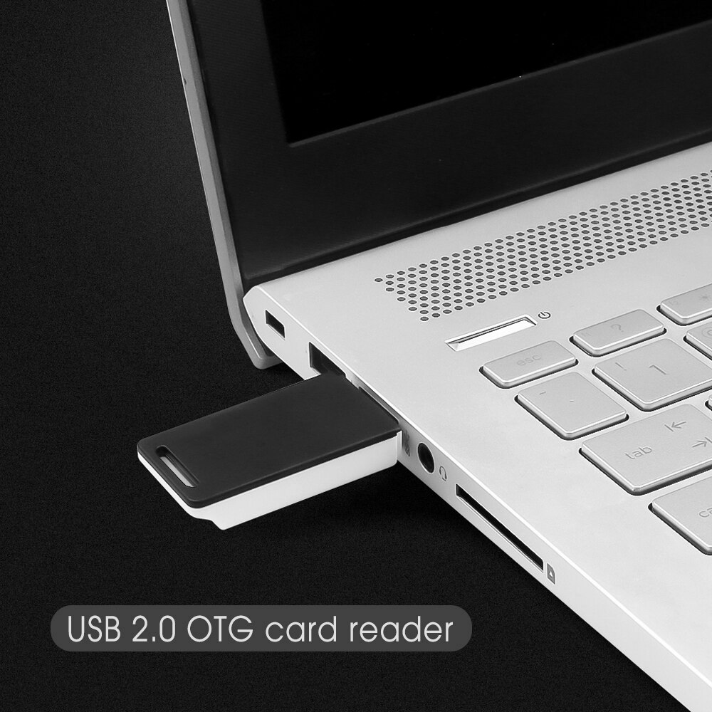 Kebidu usb 2.0 multi minneskortläsare otg micro sd sdhc tf  m2 mmc ms pro duo kortadapter för bärbar mobiltelefon