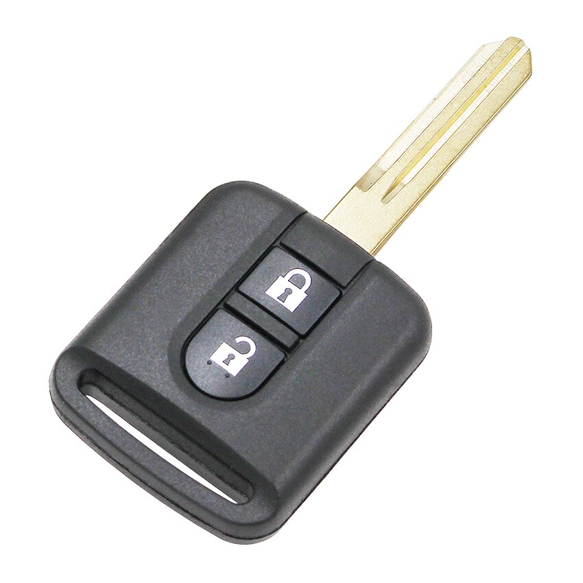 2 Button Remote Smart Car Key Shell Case Fob for Nissan Micra K12 Qashqai Navara Almera X-Trail Primera Note Cargo Uncut Blade