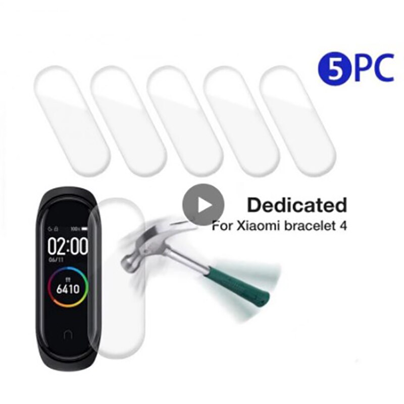 Hydrogel Beschermende Gehard Film Voor Xiaomi Mi Band 4 Huawei Bescherming Film Full Screen Permeabiliteit Film Hd Explosie 5 Pcs