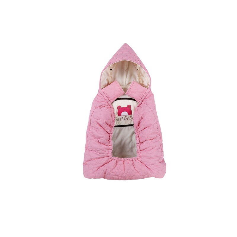 Warme wickeln Schlinge Baby Träger Mantel draussen Winddicht Baby Rucksack Decke Träger Abdeckung Funtional Winter Mantel L285: Rosa